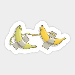 The Creation of Banana Sticker